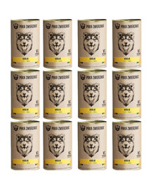 PAKA ZWIERZAKA Karma królik i dzik z dynią dla psa 12x400 g