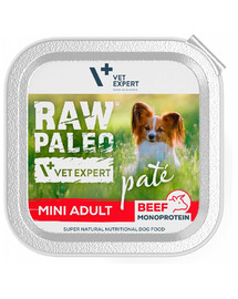 VETEXPERT Karma Raw Paleo Pate Adult Mini  Beef