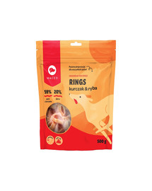 MACED Anelli Pollo e Pesce 500g
