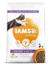 IAMS Cat Kitten & Junior All Breeds Chicken 10 kg