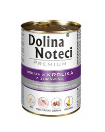 DOLINA NOTECI Premium Ricco di coniglio con mirtillo rosso 400g