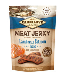 CARNILOVE Jerky Lamb with Salmon fillet 100g jagnięciną z filetem z łososia