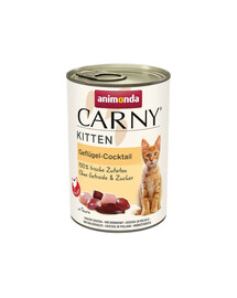 ANIMONDA Carny Kitten Poultry Cocktail 400 g cocktail al pollame per gattini