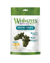 WHIMZEES Gryzaki dentystyczne Aligator M 12 szt.