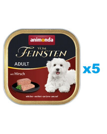 ANIMONDA Vom Feinsten Forest mix con cervo 5 x 150g