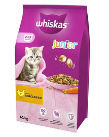 WHISKAS Junior Con Pollo 14kg