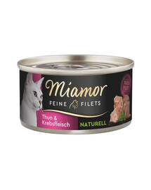 MIAMOR Feine Filets Naturell Tuna&Crab 80g tuńczyk i krab w sosie własnym