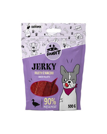 MR. BANDIT Jerky filety z kaczki dla psów 500 g