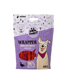 MR. BANDIT Wrapper zawijas z kaczki dla psów 500 g