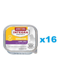 ANIMONDA Integra Sensitive agnello con riso 16 x 100g