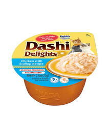INABA Cat Dashi Delights Pollo e capesante 70g