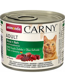 ANIMONDA Carny Adult 200 g - manzo, capriolo e mirtilli rossi
