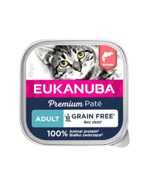 EUKANUBA Grain Free Adult pâté au saumon 85 g
