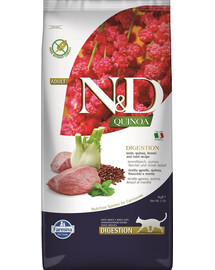FARMINA N&D CAT QUINOA DIGESTION LAMB & FENNEL 5 kg