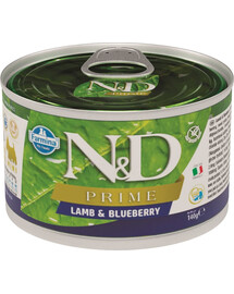 FARMINA N&D Prime dog lamb & blueberry mini 140 g