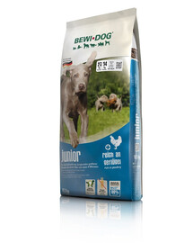 BEWI DOG Junior 12,5 kg cibo per cuccioli con pollame