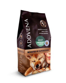 ADDVENA Boosted by Superfoods Adult medium&large 10kg dla psów ras średnich i dużych