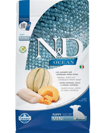 FARMINA N&D Ocean Puppy Mini Cod, Pumpkin and Cantaloupe 2.5 kg