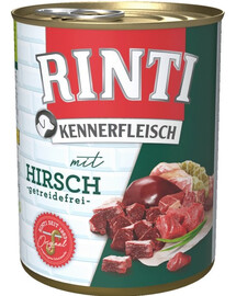 RINTI Kennerfleisch Venison cervo 6 x 800g
