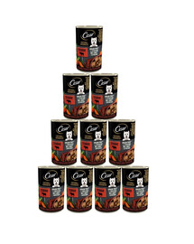 CESAR Natural Goodness ricco di manzo con carote, fagiolini ed erbe aromatiche 12 x 400g