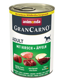 ANIMONDA GranCarno Adult wieprzowina z jeleniem i jabłkiem 400 g