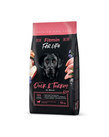 FITMIN dog For Life Duck & Turkey 12kg