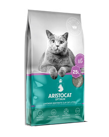 ARISTOCAT Optimum Lavanda 25 l di lettiera bentonitica per gatti al profumo di lavanda