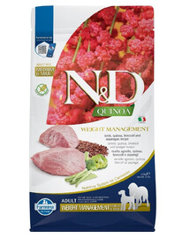 N&D Quinoa Dog Adult medium maxi Weight management lamb, broccoli 2,5 kg