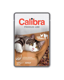 Cat Premium Line Adult Lamb&Poultry 100 g z jagnięciną i drobiem dla kotów