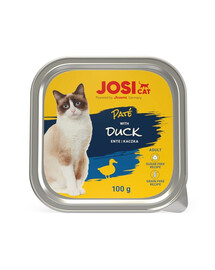JosiCat Pasztet z kaczką dla kota 100g