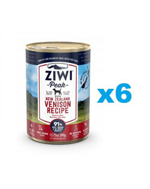 ZIWIPEAK Dog Pâtée pour chien à la vénaison 6x390g