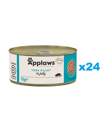 APPLAWS Cat Adult Tuna Fillet in Jelly tuńczyk w galarecie 24x70g