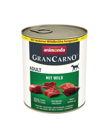 Grancarno Adult dziczyzna 800 g