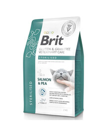 Grain Free Veterinary Care Cat Sterilised Salmon Pea 5 kg