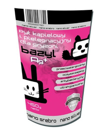 BAZYL Ag+ Poudre de soin à la bentonite pour les rongeurs 450 g