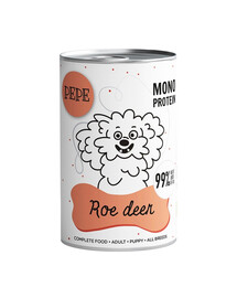 PEPE Roe Deer 99% (sarna) 400 g monoproteinowa karma