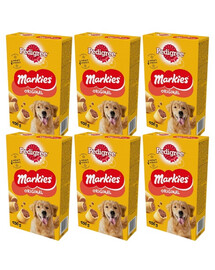 PEDIGREE Markies Original 6x500g chrupiące ciasteczka dla dorosłych dla psów