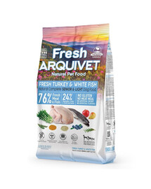 Fresh Senior Light Półwilgotna karma dla seniorów Indyk i biała ryba 2,5 kg