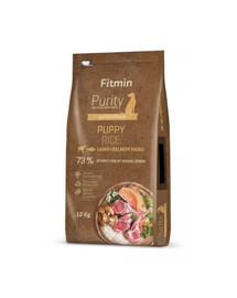 Dog Purity rice puppy lamb & salmon 12 kg