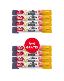 ZOLUX Friandise crémeuse pour chat SWEETIES au poulet 8 x 14g (4+4 GRATUITES)
