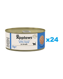 APPLAWS Cat Adult Tuna with Crab in Broth tuńczyk i krab w bulionie 24x70 g