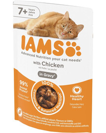 Cat Senior All Breeds Chicken In Gravy Pouch 85 g