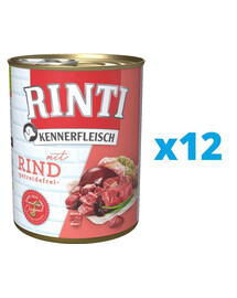 RINTI Kennerfleisch Beef wołowina 12 x 400 g