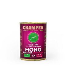CHAMPER Gastro Boeuf Mono Protéine Croquettes pour chien 400 g