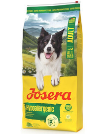 JOSERA Hypoallergenic Adult nourriture sans céréales pour chiens sensibles avec des insectes 12,5kg