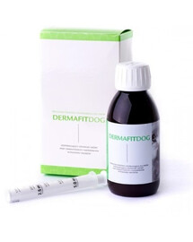Dermafit Dog 125 ml preparat wspierający zdrową skórę i sierść psów