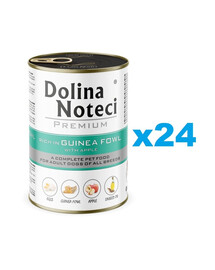 DOLINA NOTECI Premium Bogata w perliczkę z jabłkiem 24x400 g