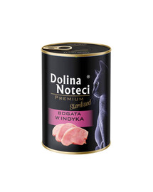 Premium Sterilised Bogata w indyka dla kota po sterylizacji 400 g
