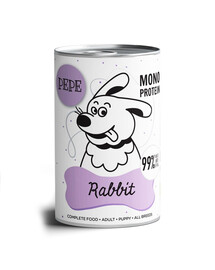 PEPE Rabbit (królik) 800g monoproteinowa karma