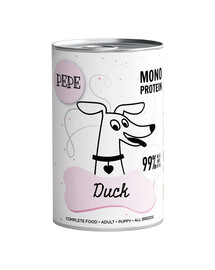 PEPE Duck 99% (kaczka) 800 g monoproteinowa karma